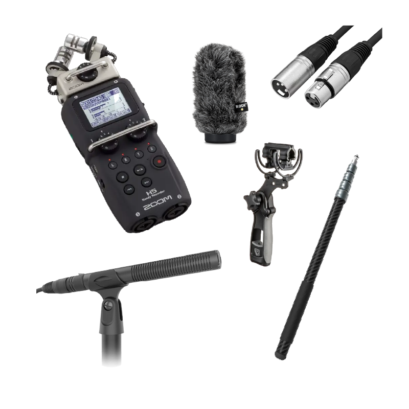 Sonidista H5 y boom deity