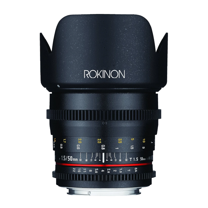 Lente Rokinon EF 50 mm T1.5 - (77ø) FF