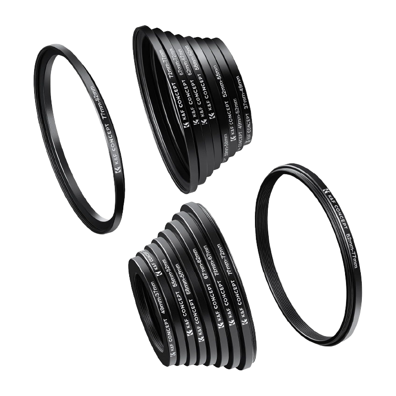 kit de anillo adaptador de filtro 37 a 82 mm Expansor