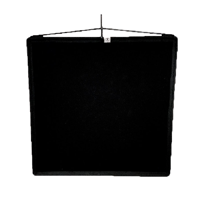 Bandera negra 1,2mt x 1,2mt