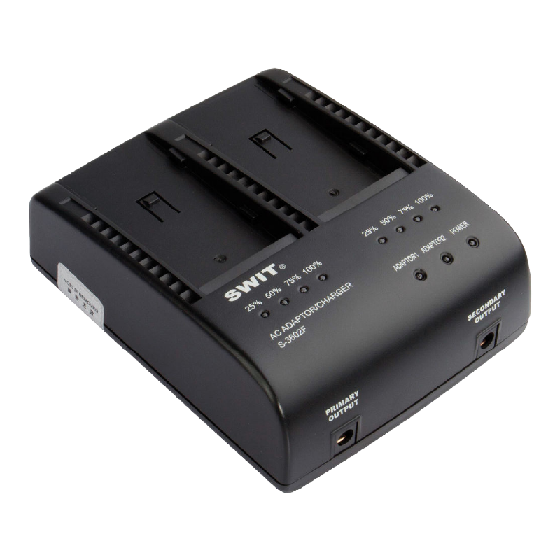 Cargador/adaptador doble baterías NP-F  S-3602F SWIT